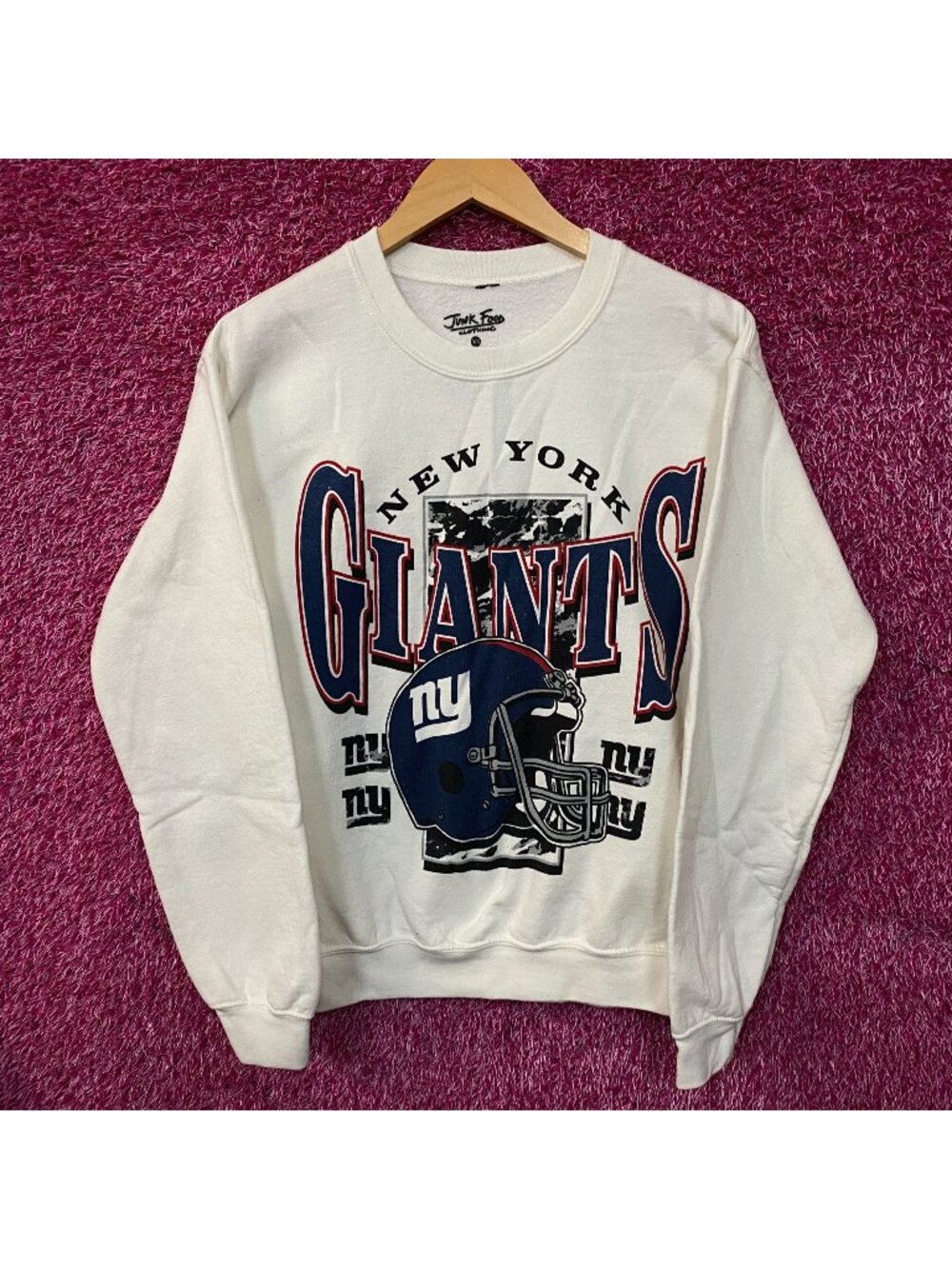 Junk food New York Giants Helmet Crewneck size XS
